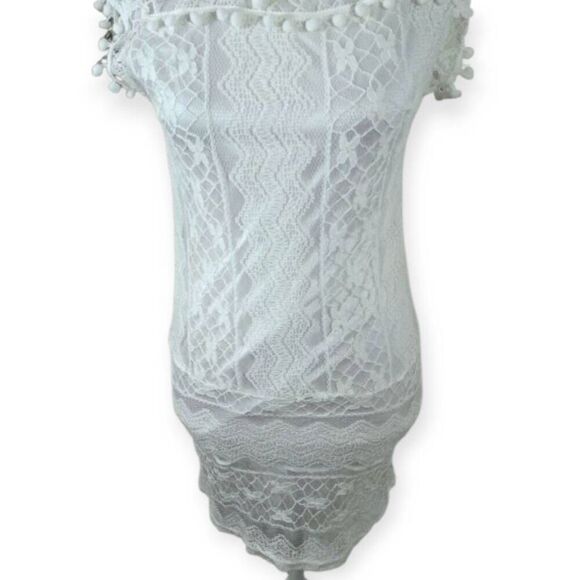 AMAZON LACE TUNIC/DRESS SZ.S EUC.  GORGEOUS TUNIC IN EXCELLENT USED CONDITION. - Picture 5 of 7